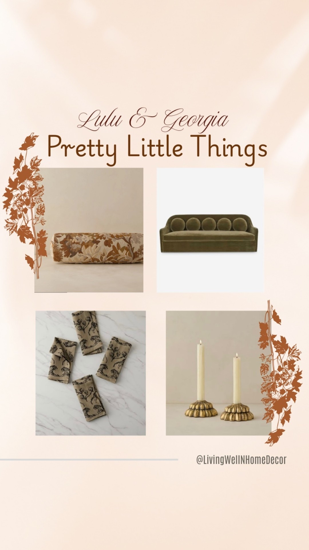 Pretty Little Things from Lulu & Georgia! Perfect for the “ber” months but can be displayed all year round . 

#LTKSeasonal #LTKStyleTip #LTKHome