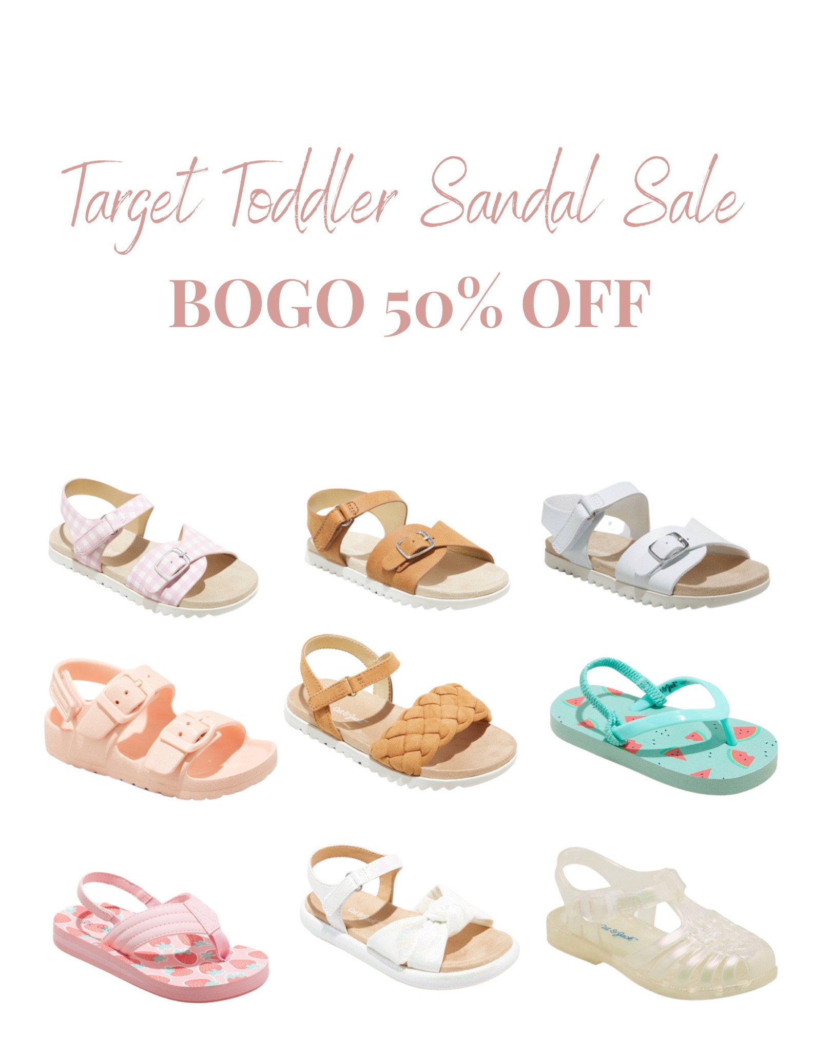 Target toddler sandals are BOGO 50% off 💕

#LTKkids #LTKsalealert