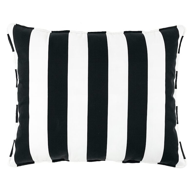 Onyx Awning Striped Outdoor Back Cushion | At Home