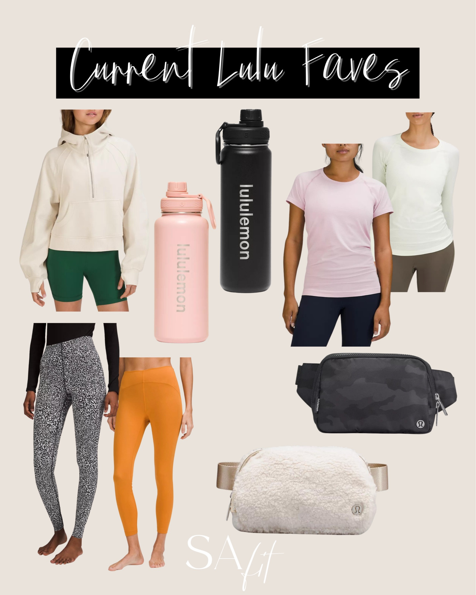 lululemon, lululemon favorites, leggings, water bottle, belt bag, workout tee, athleisure 

#LTKSeasonal #LTKfit #LTKstyletip