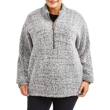 Time and Tru - Time and Tru Women's Plus Snowtipped Jacket - Walmart.com | Walmart (US)