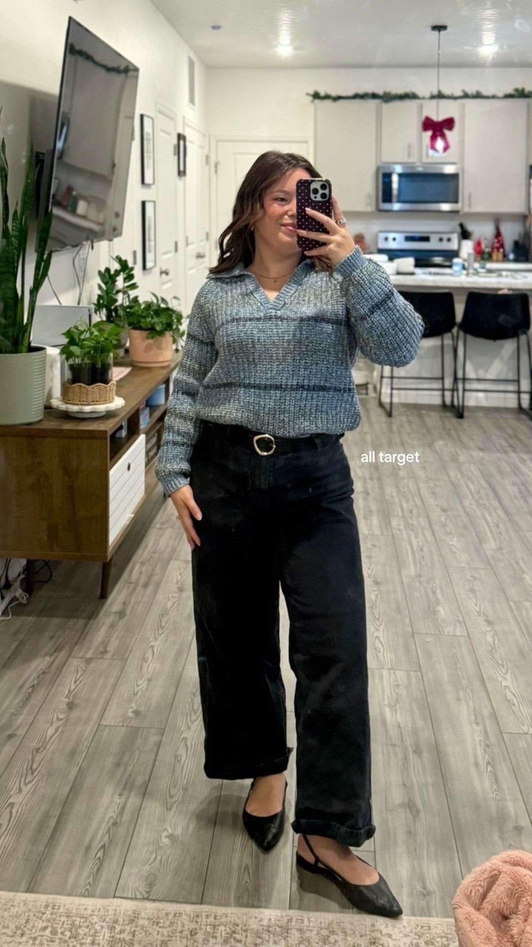My sweater is from Target but I can’t find a direct link to it 😩 

#LTKStyleTip #LTKBeauty #LTKWorkwear