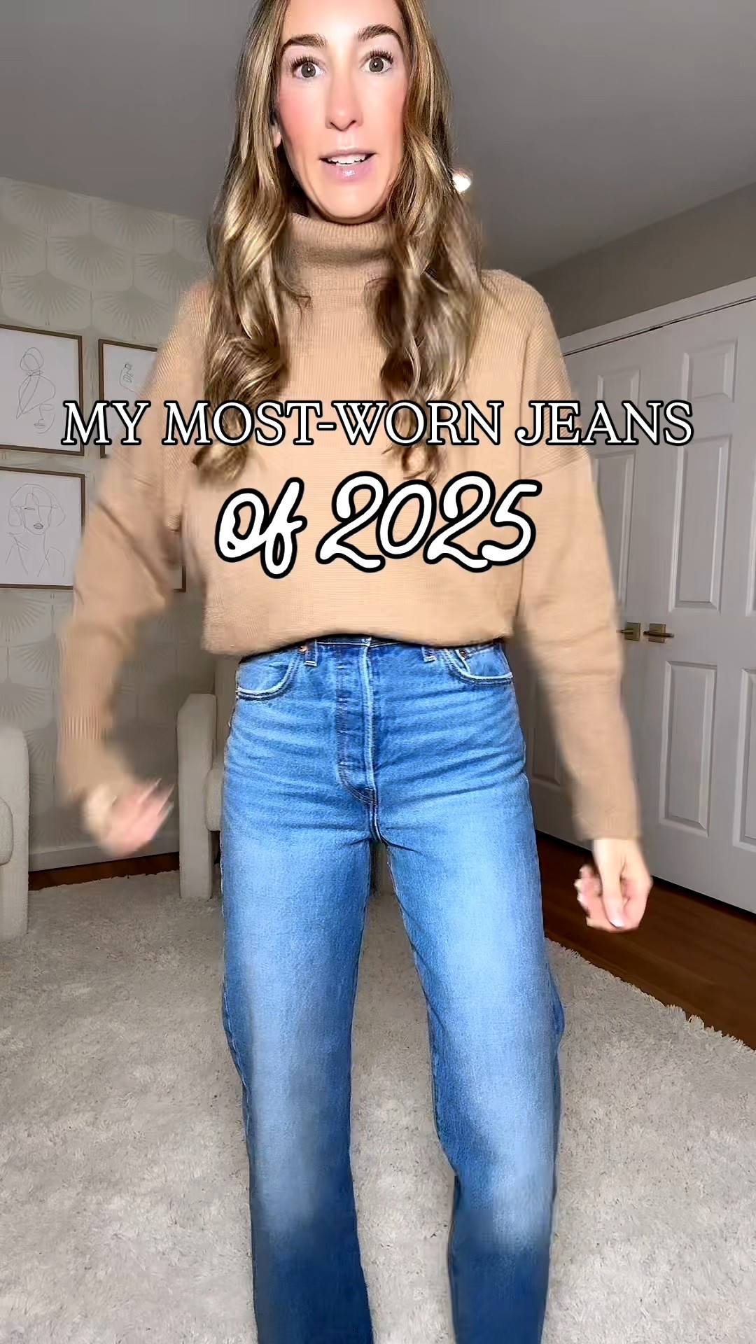 My favorite jeans of 2025!! They really differ in terms of price, amount of stretch, and wash, but it just goes to show you how a handful of great pairs can take you season to season, in all different types of looks, for all occasions! I wear my true size (25) in all of these except the Khaite, I sized up to a 26 in those  

#LTKootd