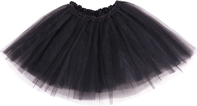 Simplicity Women's Adult Classic Elastic 3 or 4 Layered Tulle Tutu Skirt | Amazon (US)