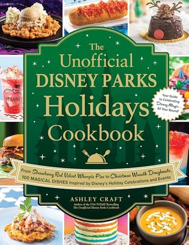 The Unofficial Disney Parks Holidays Cookbook: From Strawberry Red Velvet Whoopie Pies to Christm... | Amazon (US)