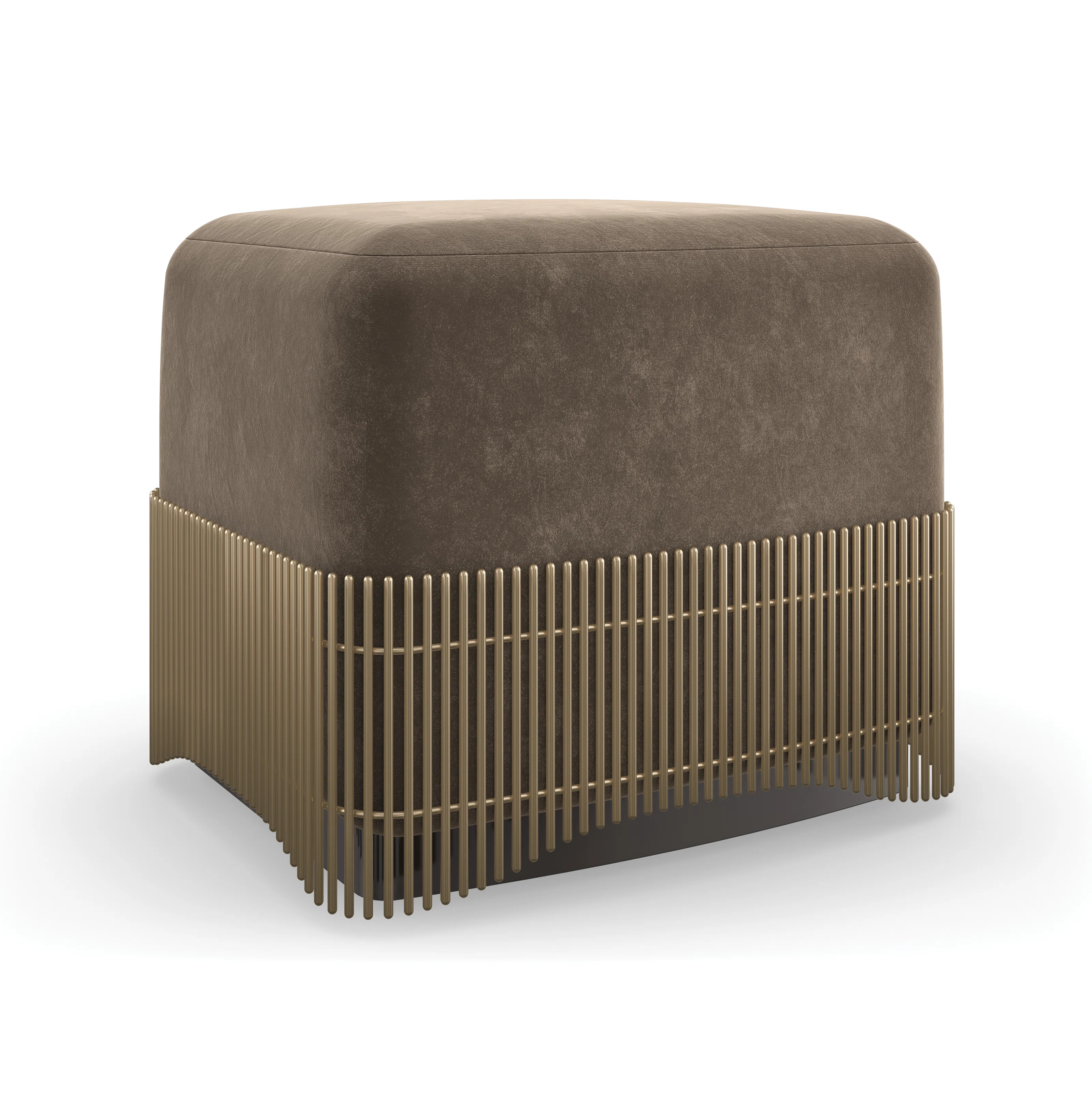 Caracole Petit 22" Wide Rectangle Standard Ottoman | Perigold | Perigold