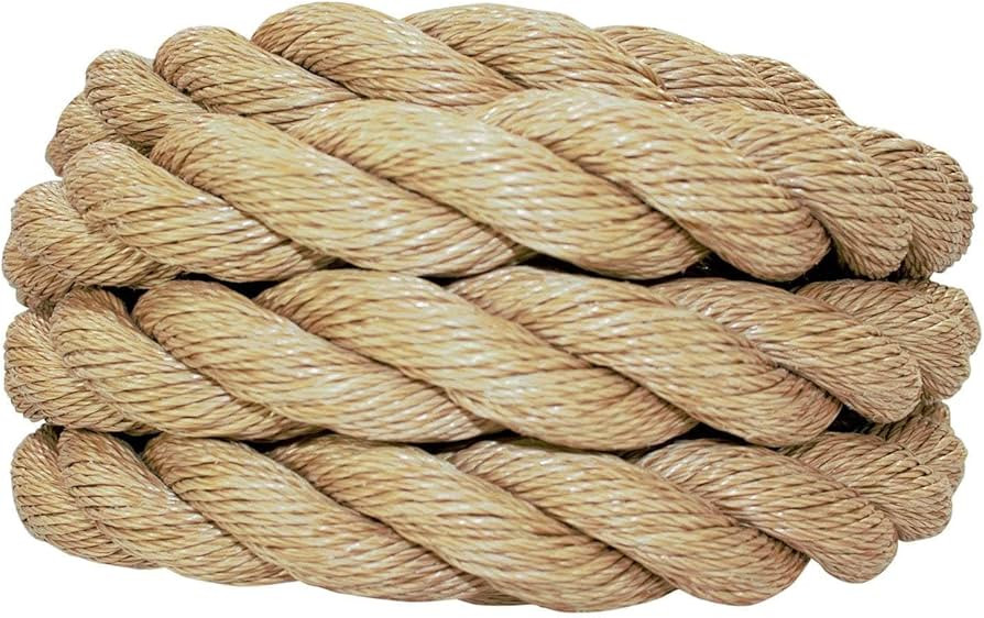 SGT KNOTS Twisted ProManila Rope - UnManila, Twisted 3 Strand Outdoor Rope, Lightweight Synthetic... | Amazon (US)