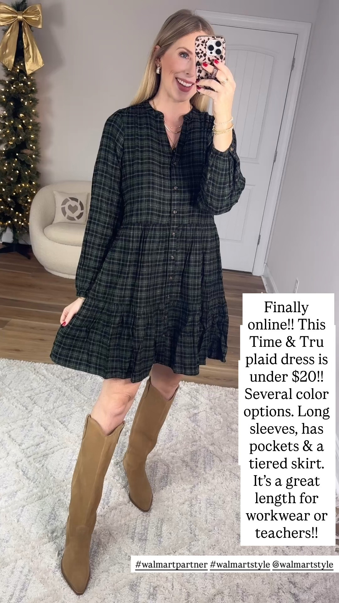 Weekend Walmart Wins try-on
Time & Tru plaid dress- small 

#walmartpartner #walmartstyle @walmartstyle

#LTKFindsUnder50 #LTKWorkwear #LTKootd