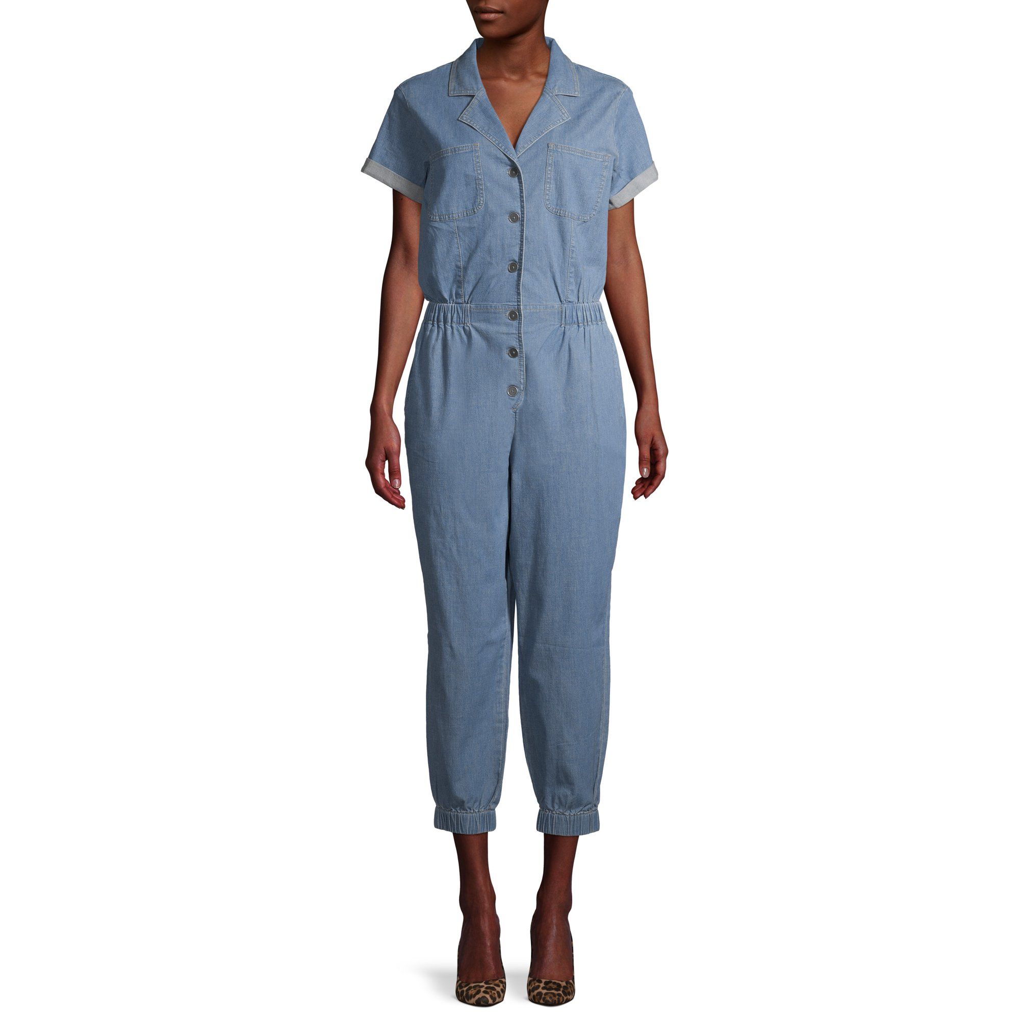 No Boundaries Chambray Boilersuit | Walmart (US)