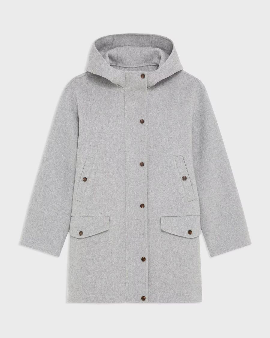 Parka in Double-Face Wool-Cashmere | Theory