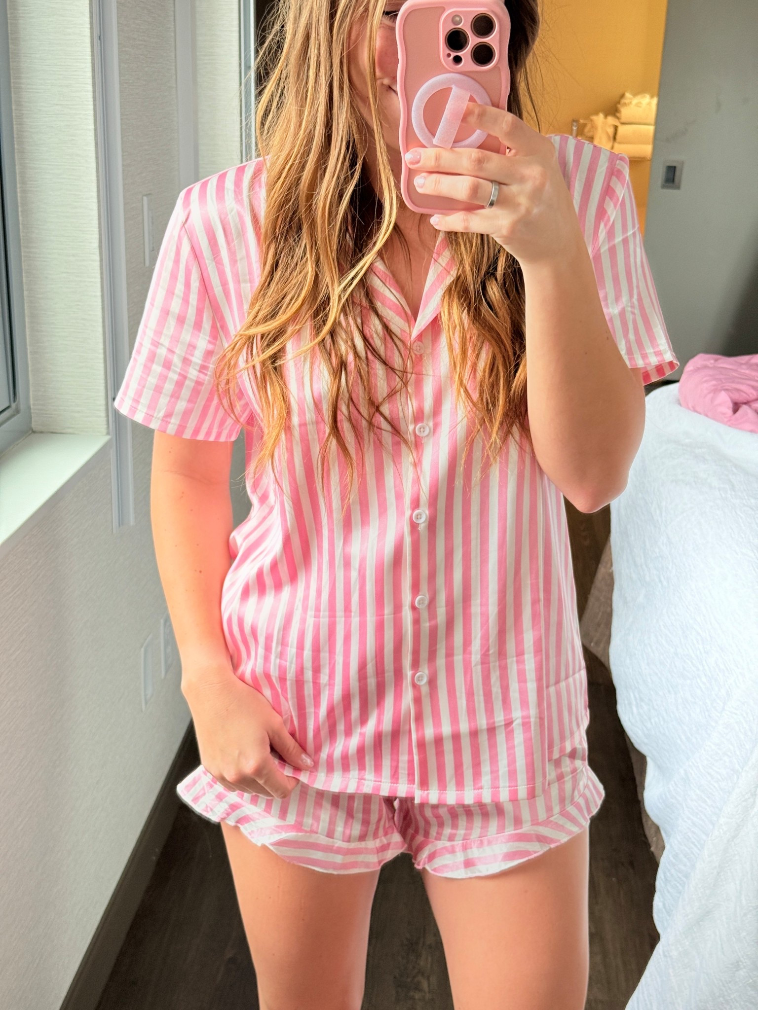 Cute pink PJs🩷


#LTKgrwm #LTKSaleAlert #LTKootd