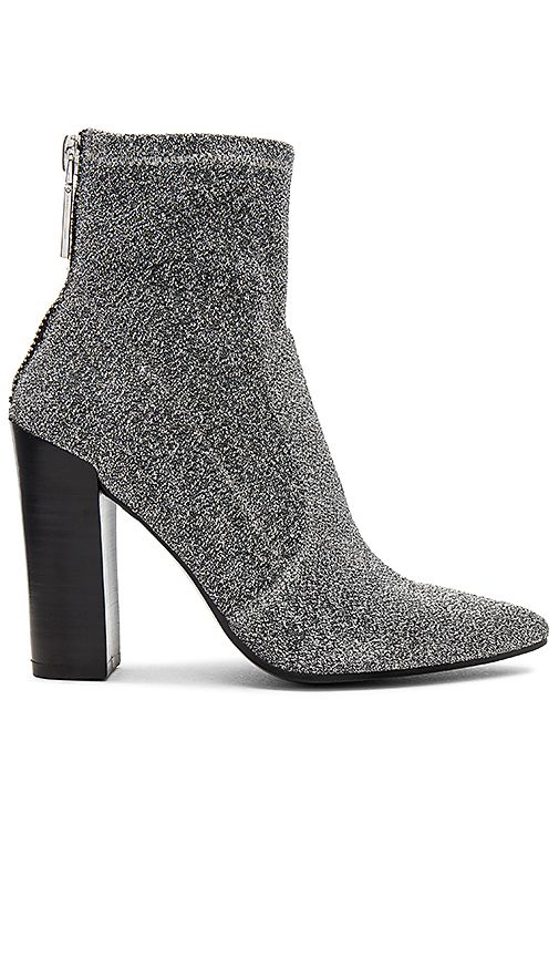 Dolce Vita Elana Bootie in Metallic Silver. - size 10 (also in 8,8.5,9.5) | Revolve Clothing