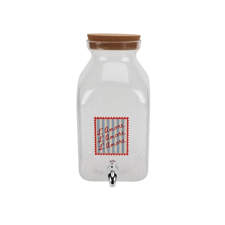 Just Feed Me by Jessie James Decker 2-Gallon Lamore Beverage Dispenser with Galvanized Spigot | Walmart (US)