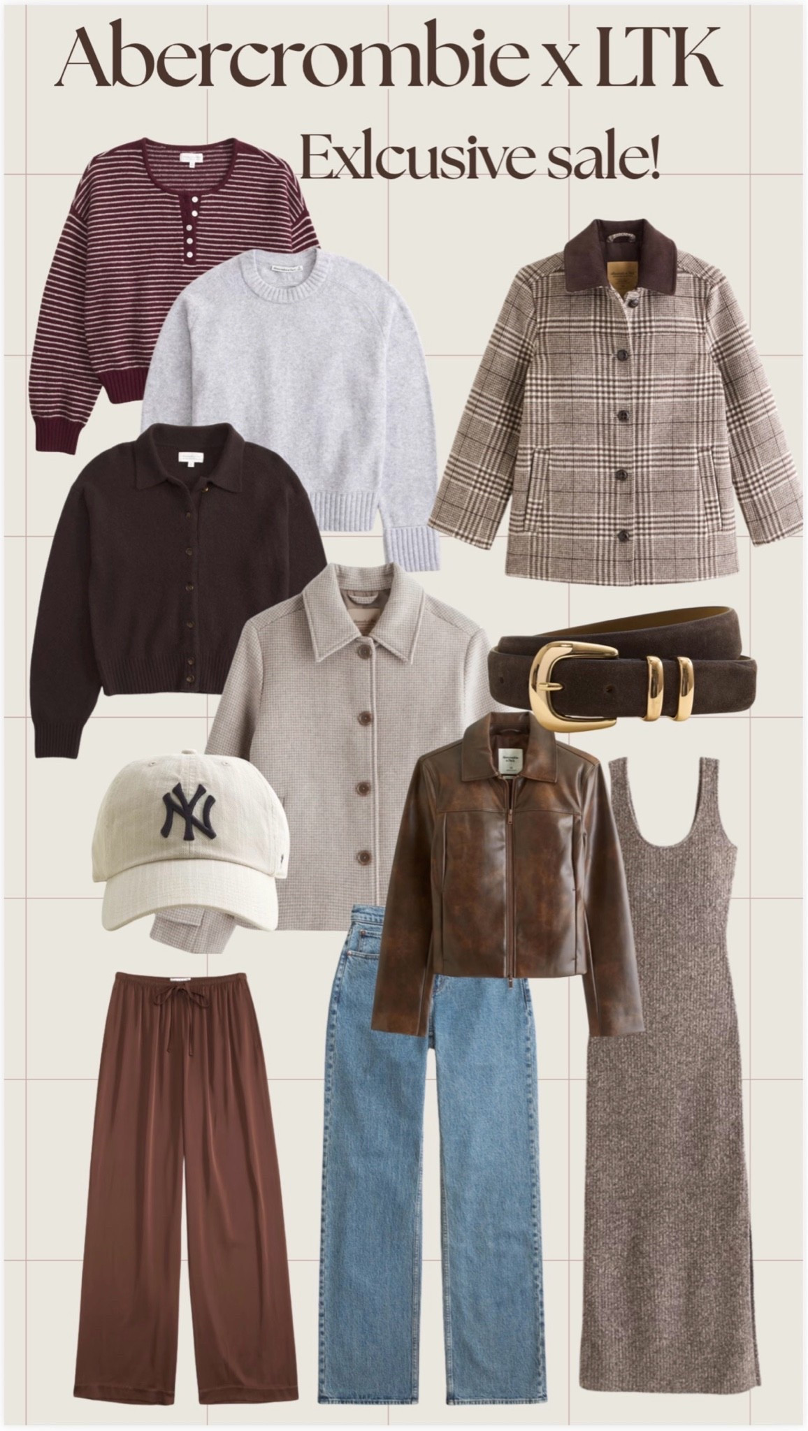 🚨 TWO DAYS ONLY! 🚨 LTK and Abercrombie have teamed up for an EXCLUSIVE sale event, and you do NOT want to miss this one! 🍂🤎

I rounded up some of the top sellers along with my personal picks to help you refresh your fall wardrobe! Think classic staples, flattering fits, cozy layers, and effortlessly chic outfits you’ll reach for all season long!

Whether you’re stocking up on everyday essentials or grabbing a few new fall looks, this is the perfect time to snag some favorites for less!

🛍️ Don’t wait—this exclusive sale is only happening for TWO DAYS! Happy shopping, friends! 🤎