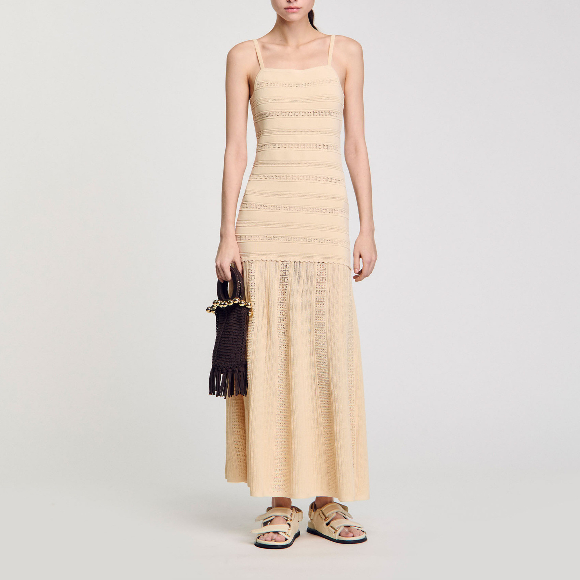 Knit maxi dress | Sandro US | Sandro-Paris US