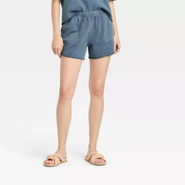 Women's High-Rise French Terry Pull-On Shorts - Universal Thread™ | Target
