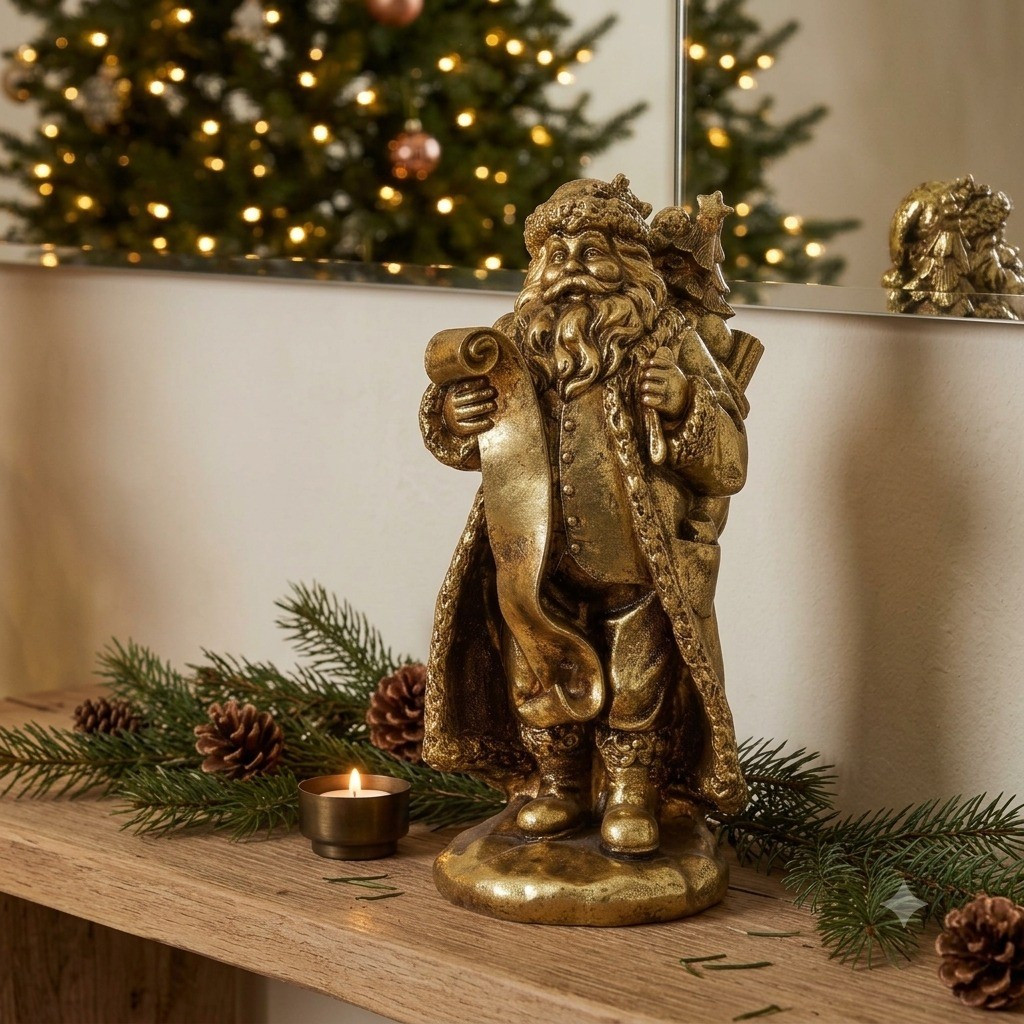 This stunning gold resin Santa is a brand-new Walmart arrival and an incredible price for the look. Grab him before he sells out!#walmarthome #christmasdecor #holidayfinds

#LTKSeasonal #LTKHome