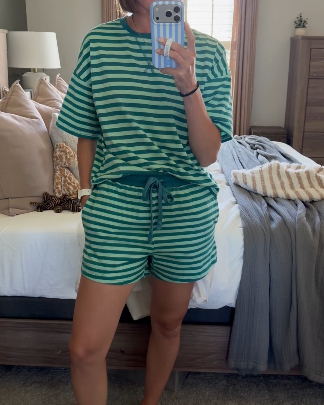 Love this adorable set that comes in so many colors! Wearing a size S. Does shrink a bit in the wash.

#LTKmomlife #LTKootd