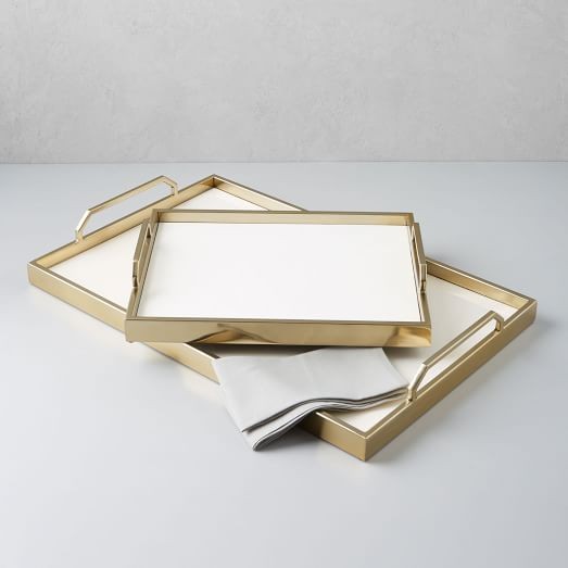 Enamel Cafe Trays | West Elm (US)
