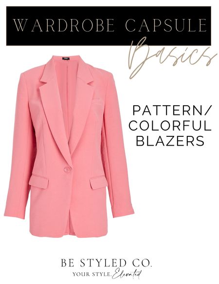 Wardrobe capsule / colorful blazers / pattern blazers 

#LTKworkwear #LTKFind #LTKstyletip