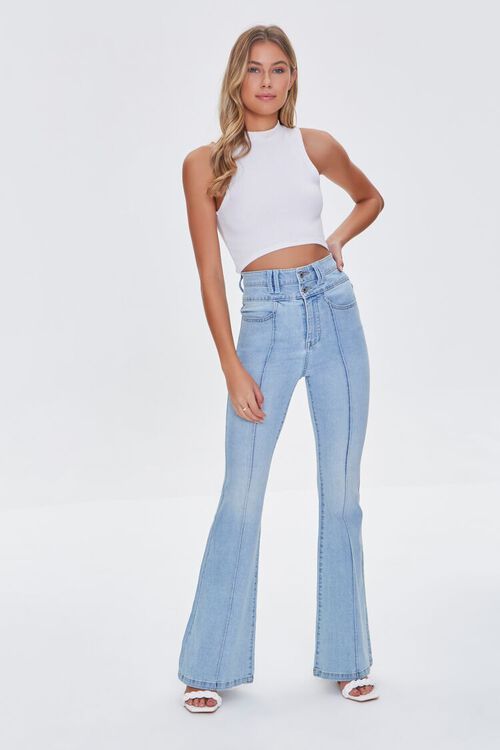 Organically Grown Cotton Flare Jeans | Forever 21 (US)