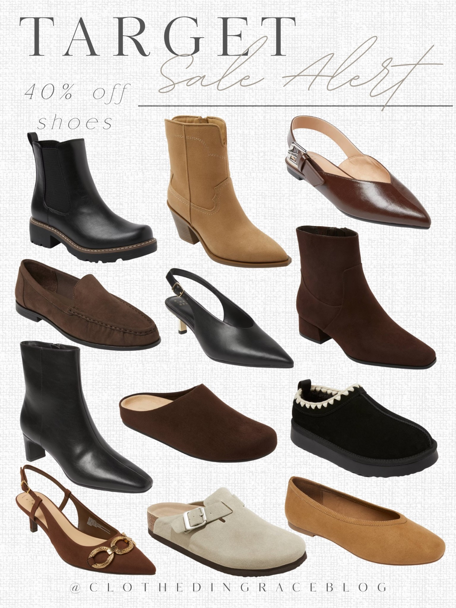 40% off shoes today at Target 