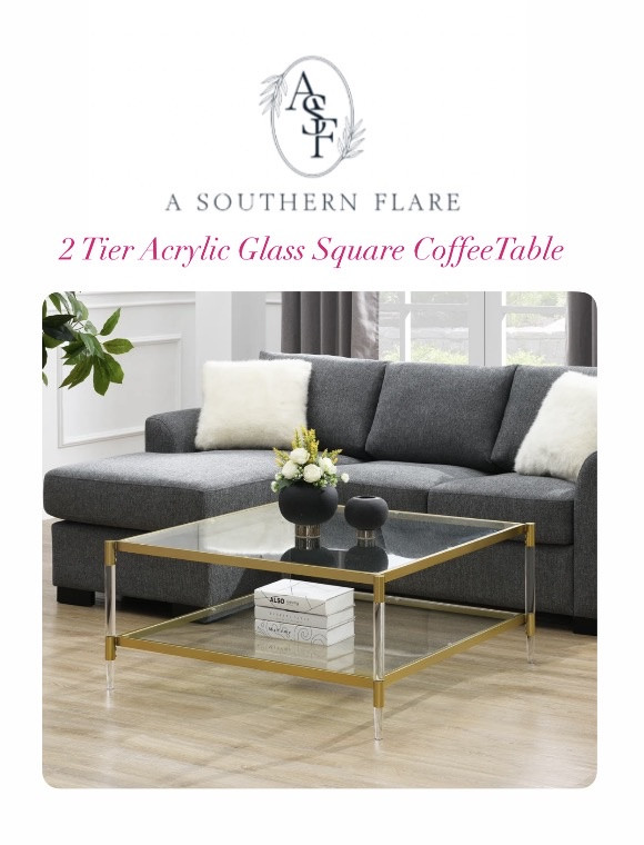 Acrylic Coffee table/ home decor, affordable home finds, new home, home styling, interior design, home essentials, designer look for less, home inspiration, neutral decor, elevated living, modern home, decorating ideas, curated home, Amazon home finds, finishing touches, home favorites, high/Low