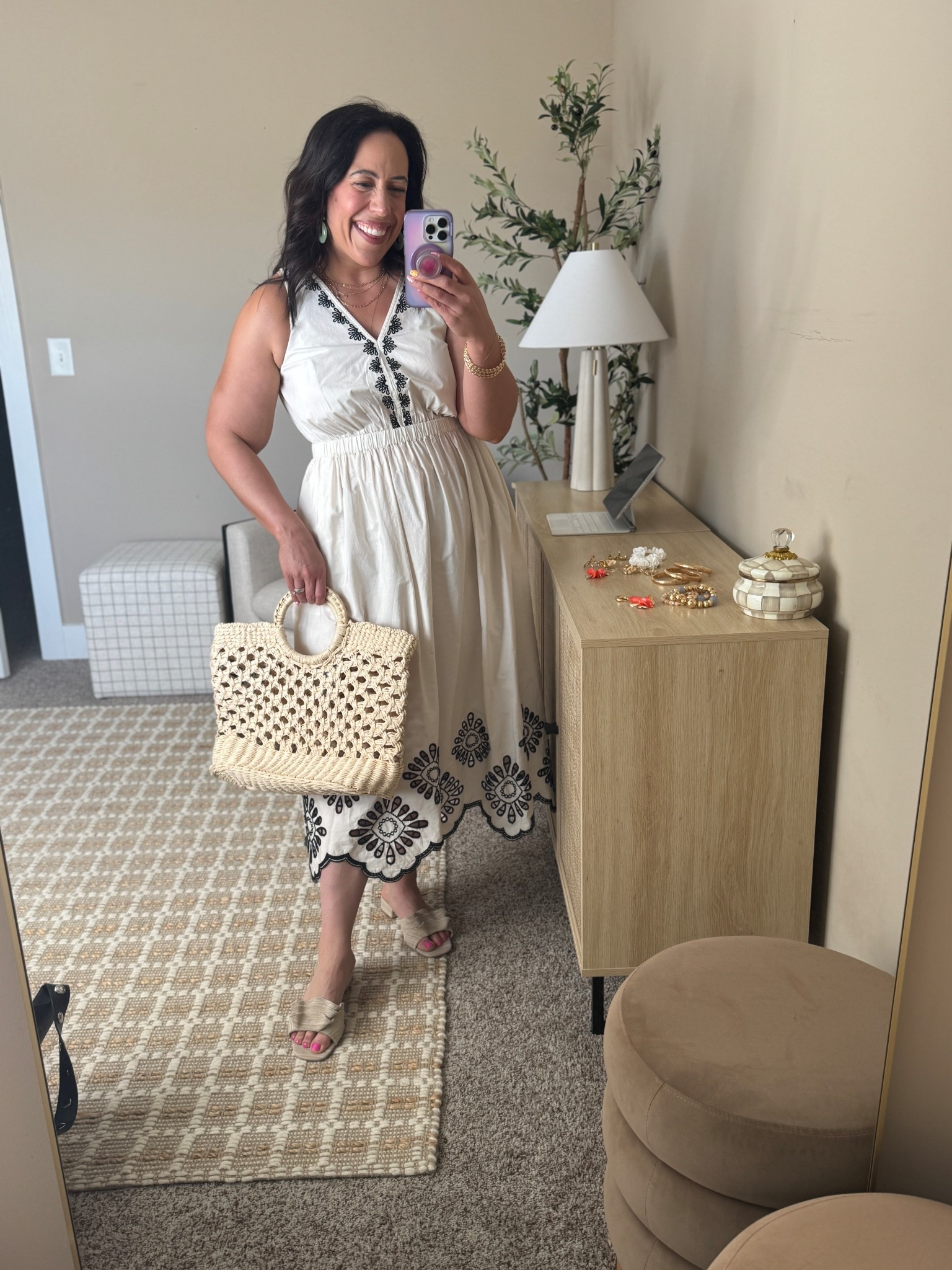 Target fashion spring dress in size medium! Paired with Target accessories

Size 12, midsize fashion, workwear outfit inspo 

#LTKMidsize #LTKFindsUnder50 #LTKWorkwear