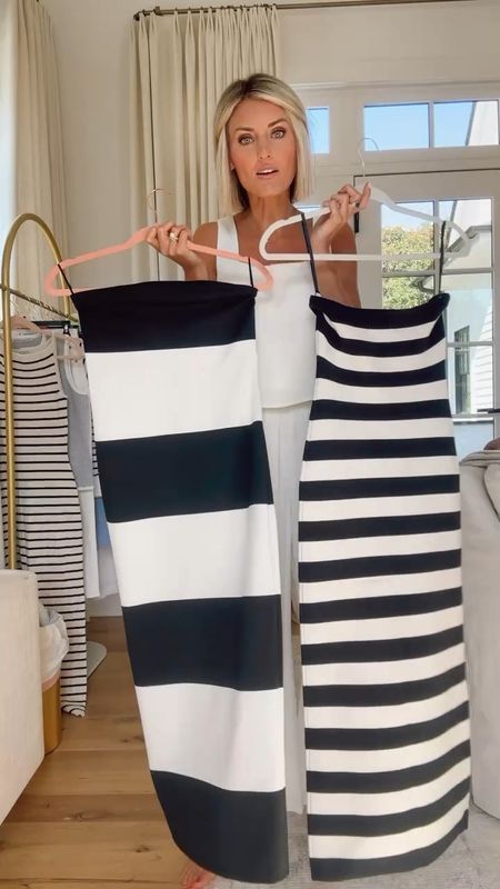 Two similar dresses at different price points! Picturing both of these for a date night or girls night! Use code: AFLOVERLY for the Abercrombie option!

Loverly Grey, striped dresses

#LTKFindsUnder50 #LTKSeasonal #LTKStyleTip