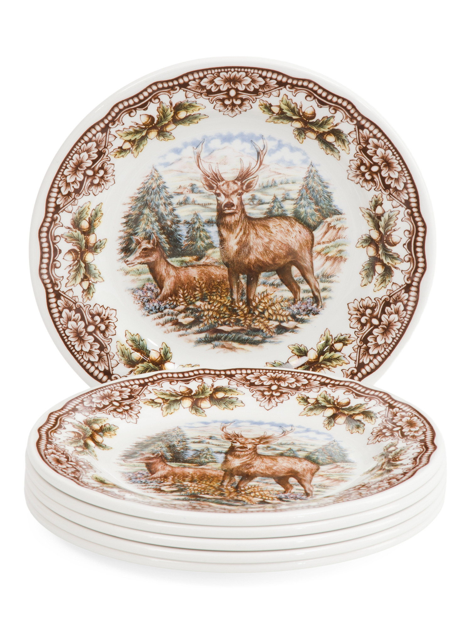 6pk Stag Salad Plates | Kitchen & Dining Room | Marshalls | Marshalls