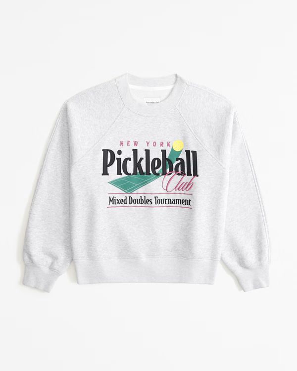 Women's Pickleball Graphic Classic Sunday Crew | Women's New Arrivals | Abercrombie.com | Abercrombie & Fitch (US)