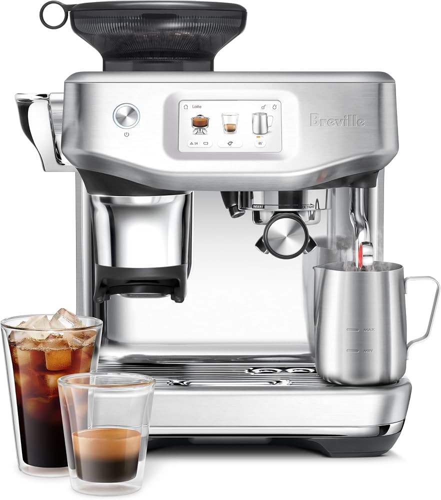 Breville BES881BSS Barista Touch Impress, Brushed Stainless Steel | Amazon (US)