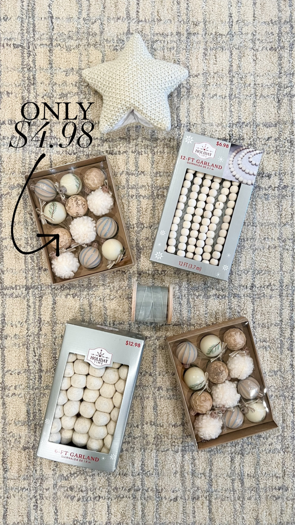 Smith’s Christmas tree decor from Walmart and Target! // ornaments, velvet ribbon, tree topper, garland

#LTKhome #LTKHoliday #LTKSeasonal