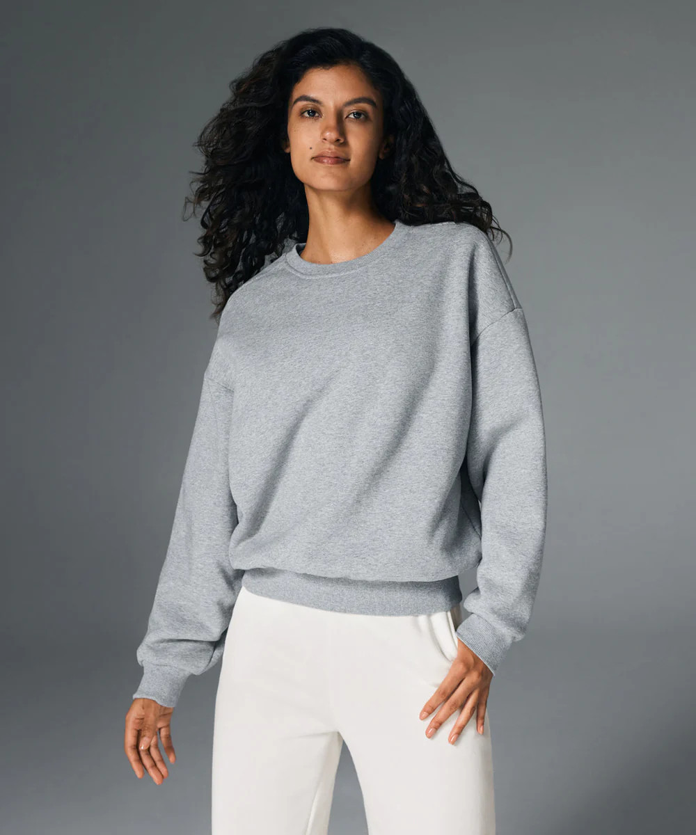Fleece Lined Relaxed Fit Sweatshirt | ShopAthluna