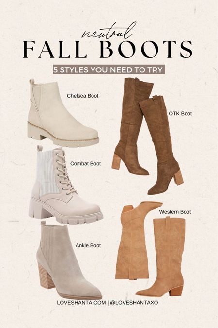 Neutral fall boots // linked tons more options for different styles of boots for fall!  fall family photos, fall outfits, fall accessories, Chelsea boot, western boot, otk boots, knee high boots, tall boots, over the knee boots, combat boots, ankle boots, gifts for her, Christmas gift idea #ltksalealert #ltkfindsunder100 #ltkparties #ltkseasonal #ltkshoecrush

#LTKstyletip #LTKHoliday #LTKGiftGuide