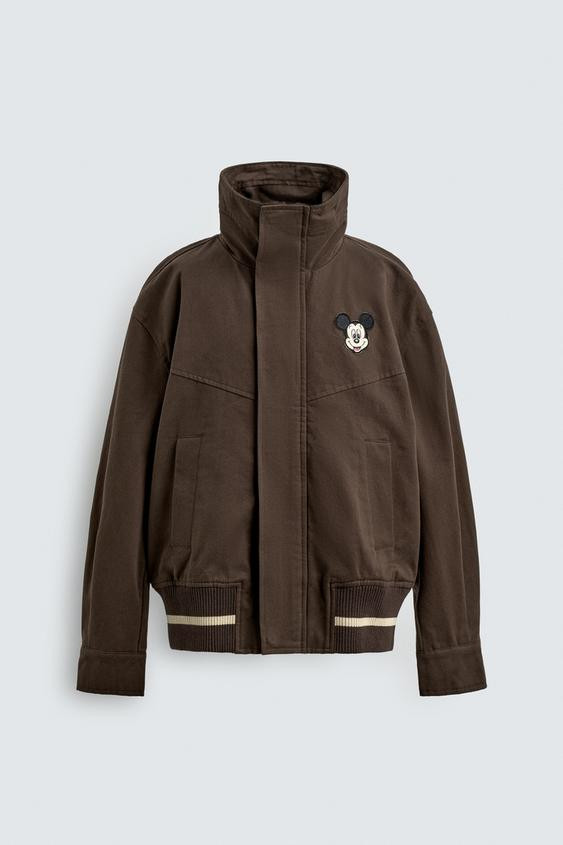 MICKEY MOUSE PATCH JACKET HARRY LAMBERT FOR ZARA X DISNEY | Zara US
