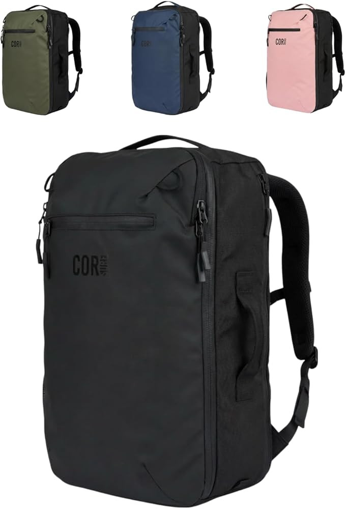 COR Surf Travel Backpack Laptop Backpack 28L Black | Amazon (US)