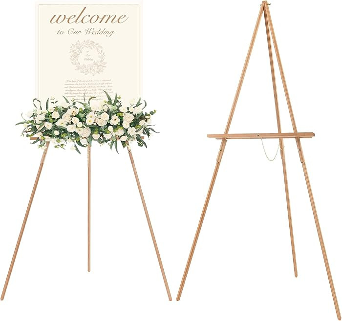 MEEDEN Wood Easel Stand for Display: Wooden Display Tripod Stand for Posters Pictures Paintings -... | Amazon (US)
