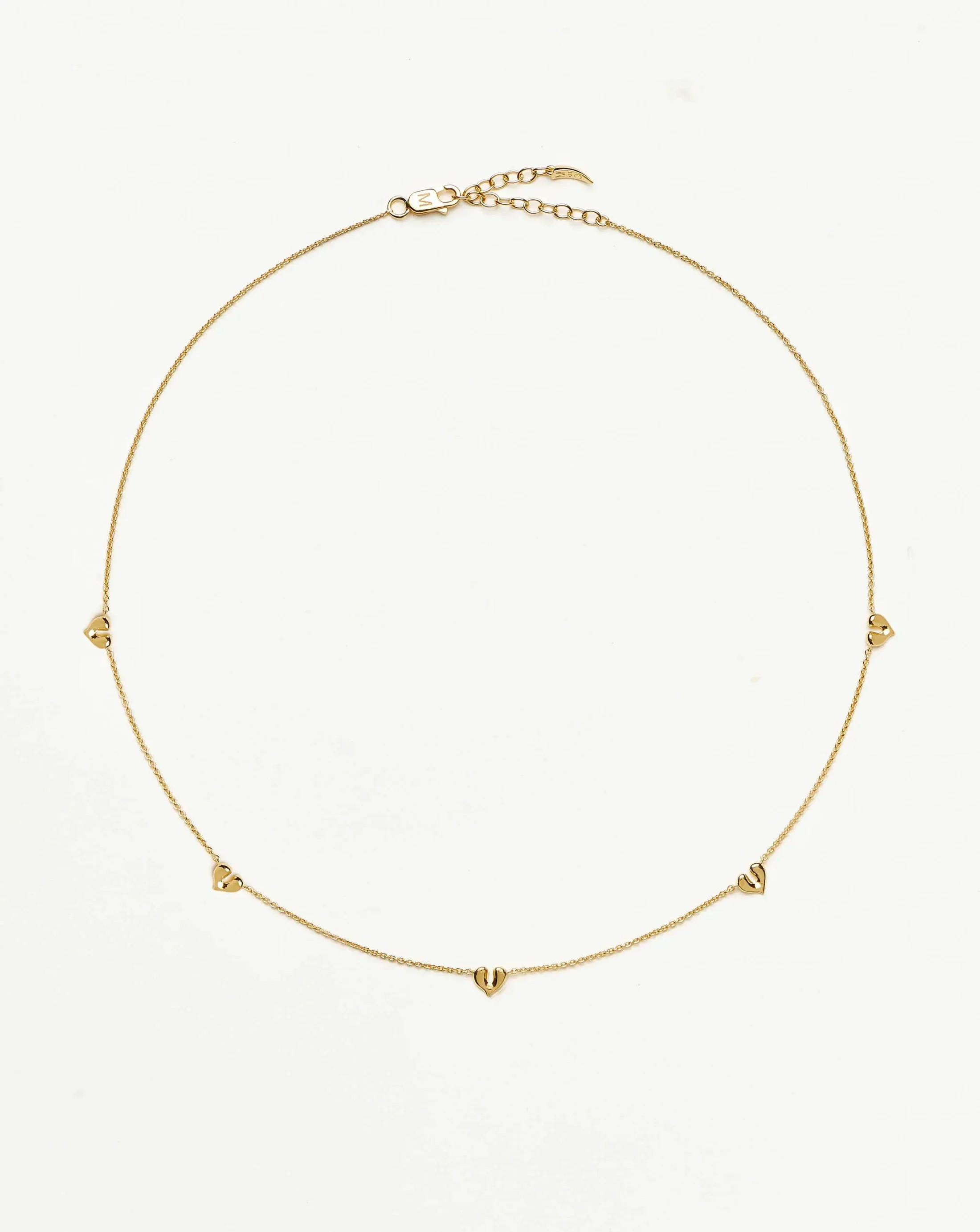 Molten Heart Mini Charm Choker | Missoma UK | Missoma UK