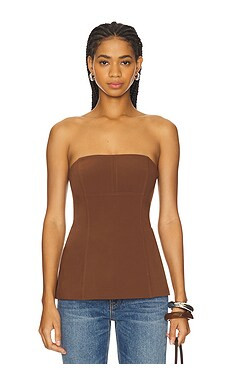 Lovers and Friends Noah Top in Brown from Revolve.com | Revolve Clothing (Global)