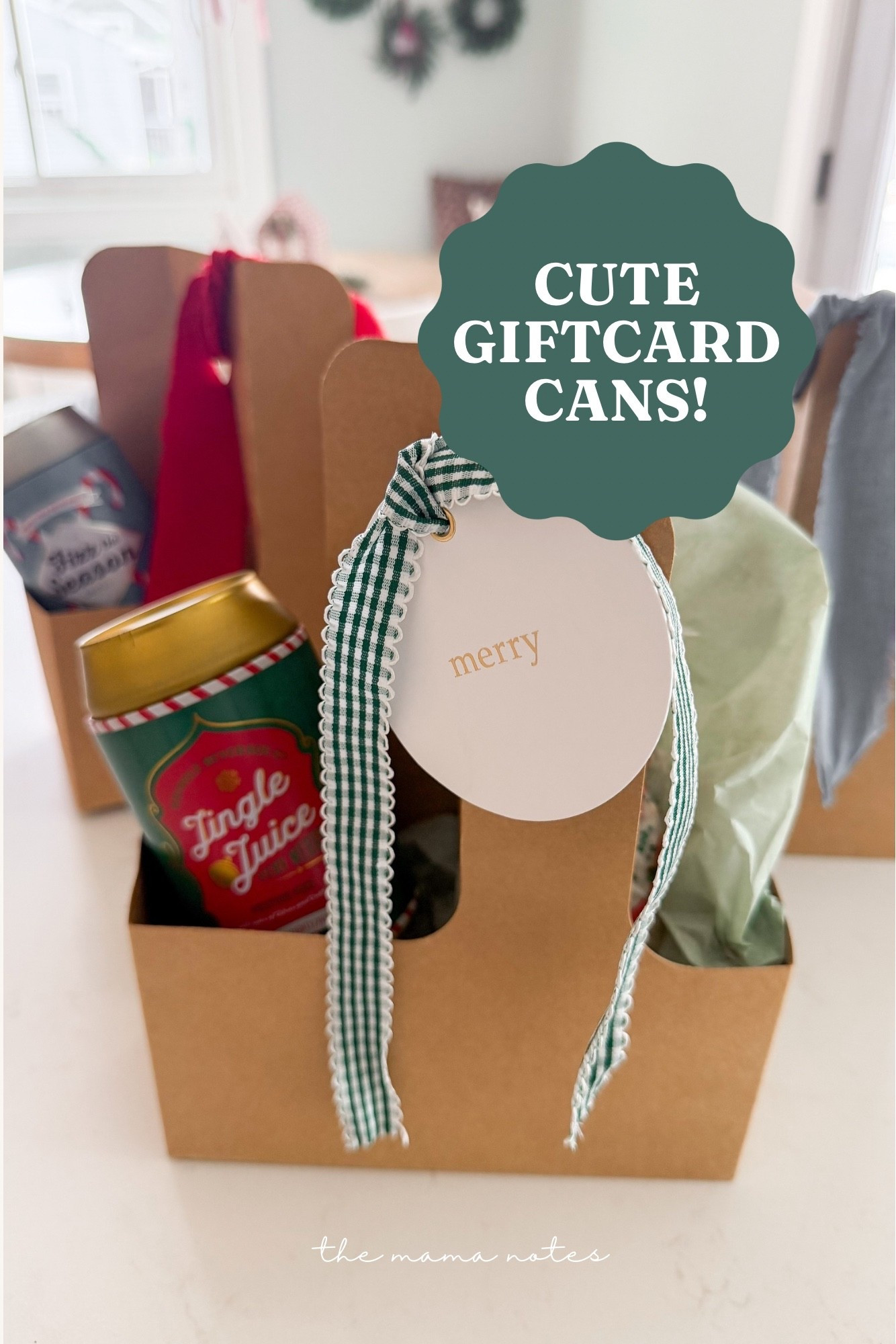 The cutest gift card cans !! 