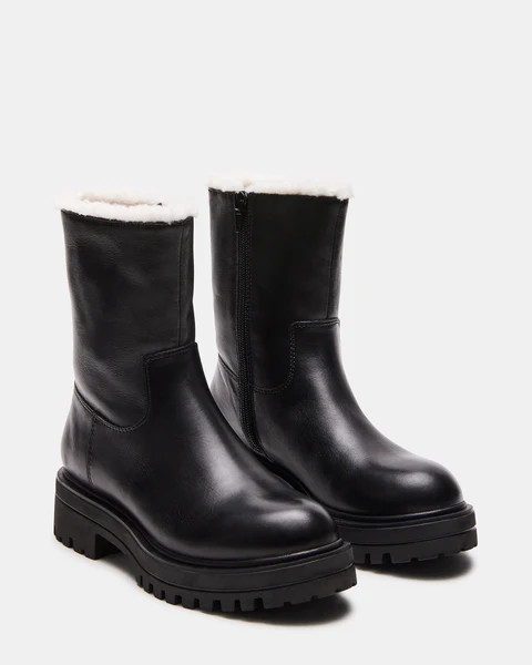 TEDRA BLACK LEATHER | Steve Madden (US)