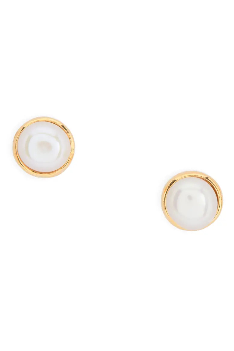 Cultured Pearl Stud Earrings (Women) | Nordstrom | Nordstrom