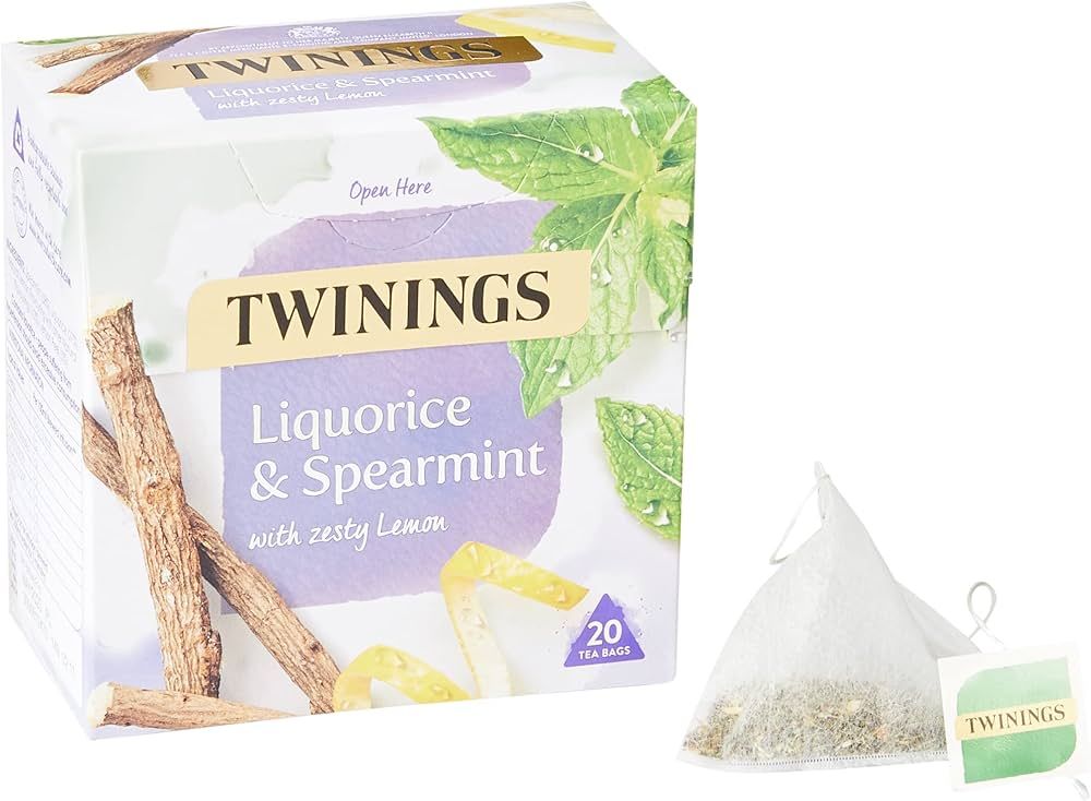 Twinings Liquorice and Spearmint Herbal Tea bags, 20 Tea bags | Amazon (UK)