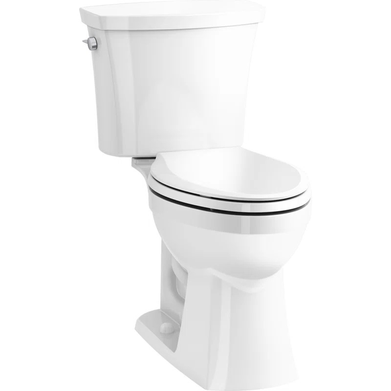 Kelston Comfort Height Two-Piece Elongated 1.28 Gpf Toilet With Continuousclean St Technology | Wayfair North America