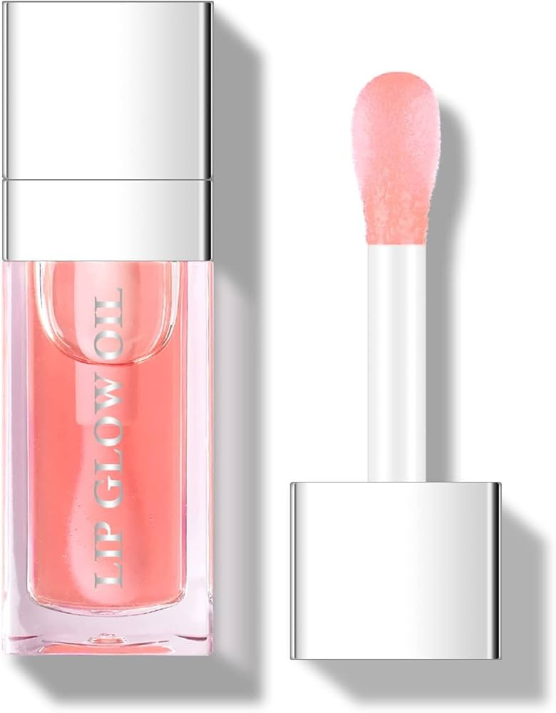 KYDA Hydrating Lip Glow Oil, Moisturizing Lip Oil Gloss Transparent Plumping Lip Gloss, Lip Oil T... | Amazon (US)