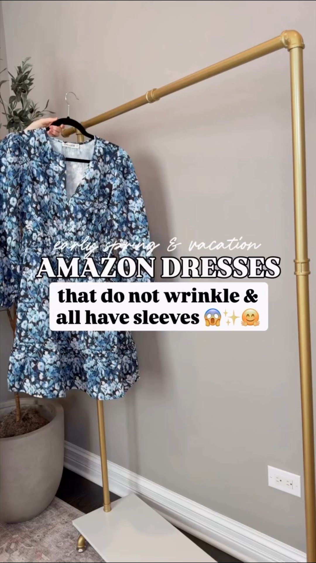 New floral dresses with sleeves from Amazon. Perfect for spring and summer! I am 5'4.5 wearing a size small! 🌸

#LTKootd