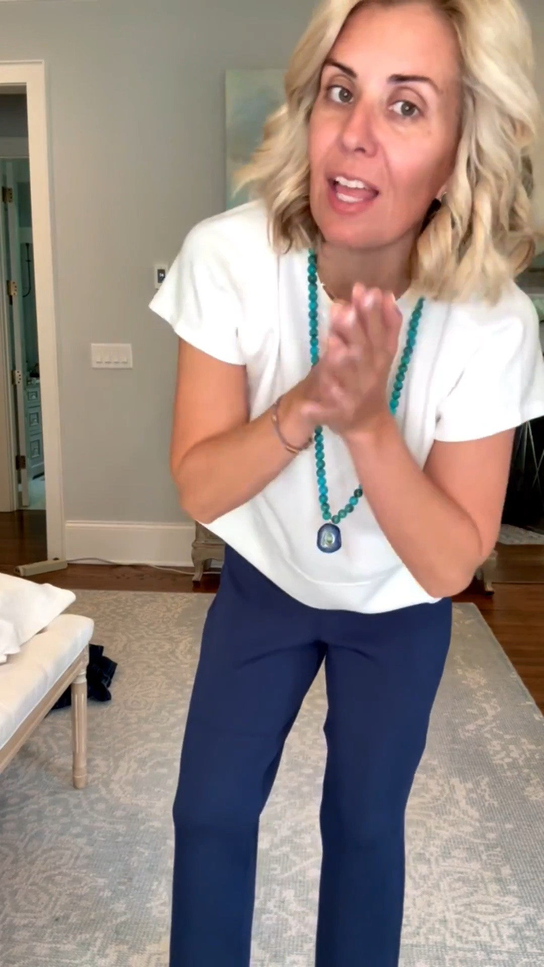 25% off full-price AE styles (8/26-8/30): Code AE25
• Non-AE styles: Code
CATHERINEXSPANX for 15% off + free shipping on 1st order

Top - xs
Pants- small petite
Shoes - 7.5 (sized 1/2 down)

#LTKdayinmylife #LTKootd #LTKmomlife