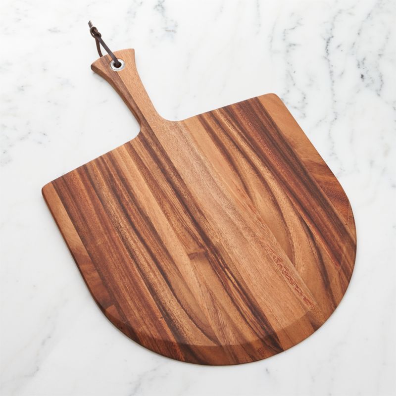 Wooden Pizza Paddle + Reviews | Crate and Barrel | Crate & Barrel