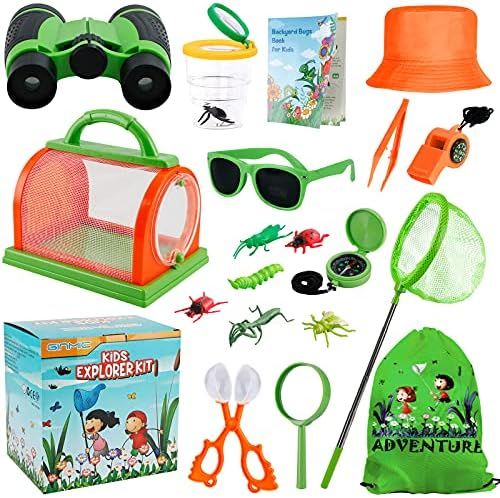 GINMIC Kids Explorer Kit & Bug Catching Kit, 7/11/15 Pcs Outdoor Exploration Kit for Kids Camping... | Amazon (US)